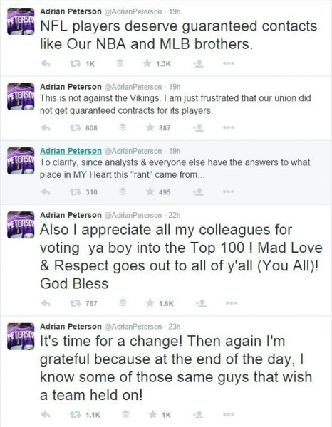 adrian peterson tweets 2 adrian peterson tweets 2