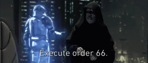 Execute Order66 Palpatine GIF - Execute Order66 Order66 66 - Descubre &  Comparte GIFs