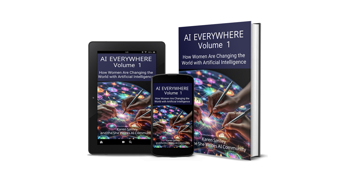3D image of the cover of AI Everywhere, Volume 1