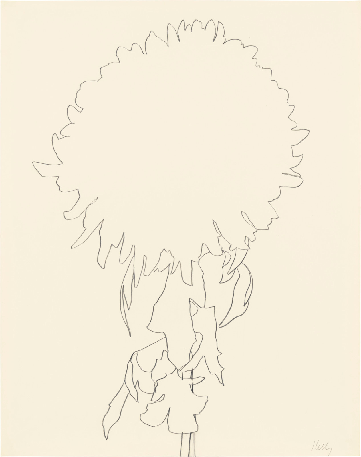Drawing by Ellsworth Kelly, , dated 1965