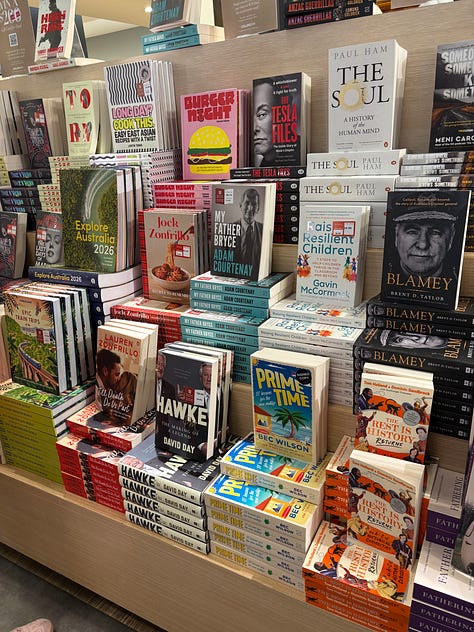 Photos from a week of book signings, podcast recordings and events