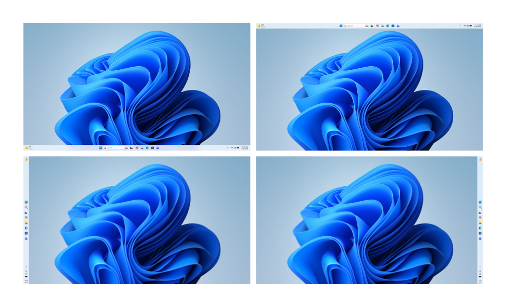 Windows 11 taskbar Windows 11 taskbar