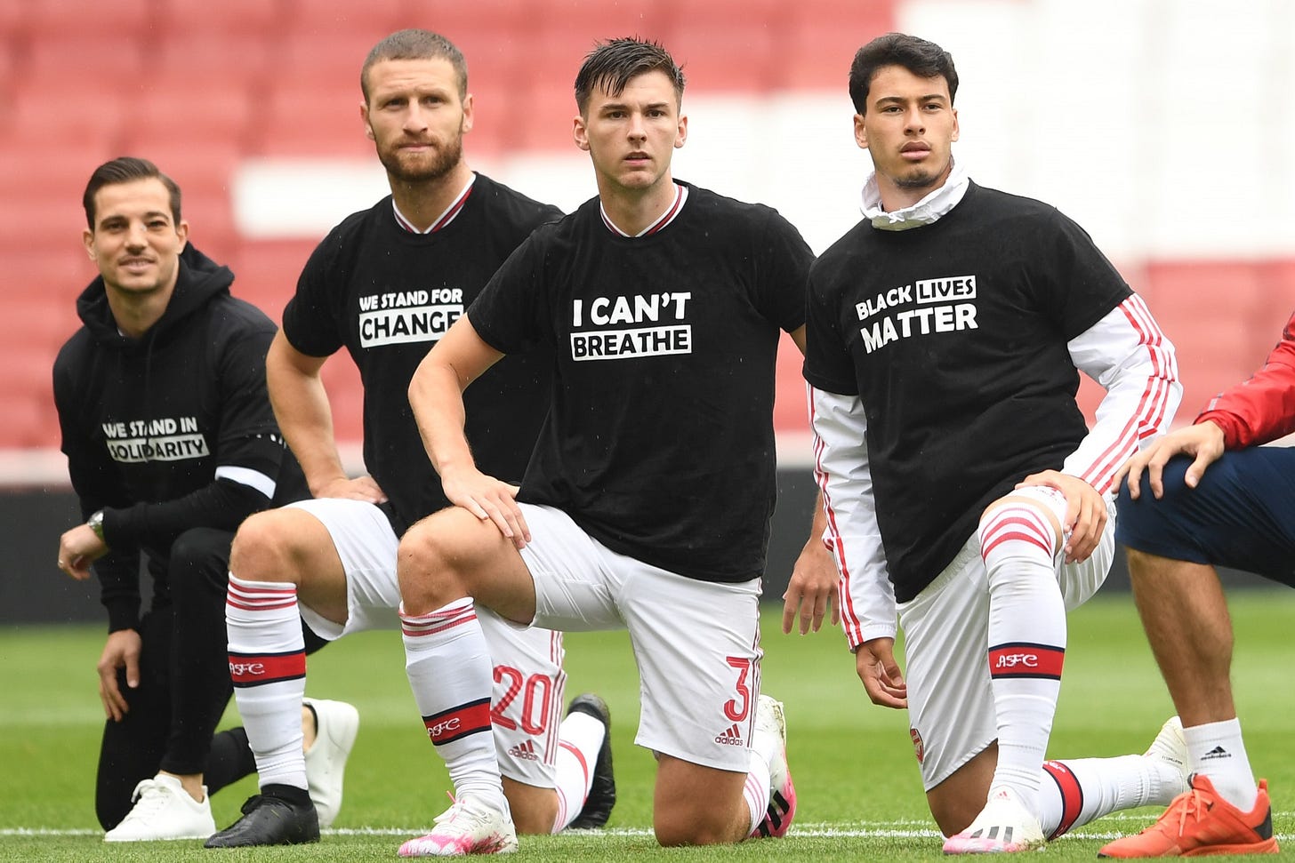 Black Lives Matter message to replace Premier League players' names on  shirts