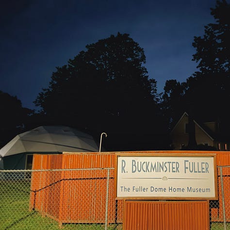 Carbondale Illinois is home to Buckminster Fuller's home, a dome.