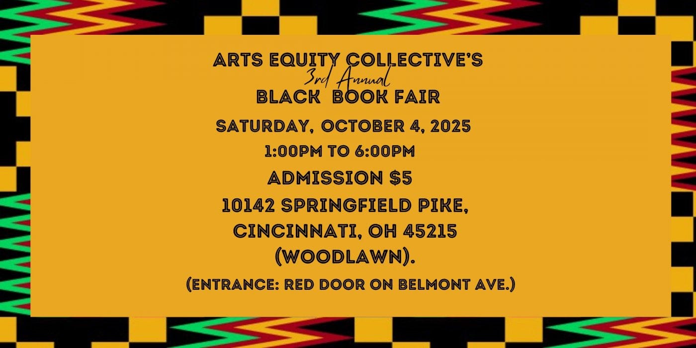 Arts Equity Collective’s 3rd Annual  Black Book Fair, 4 October | Event in Cincinnati | AllEvents