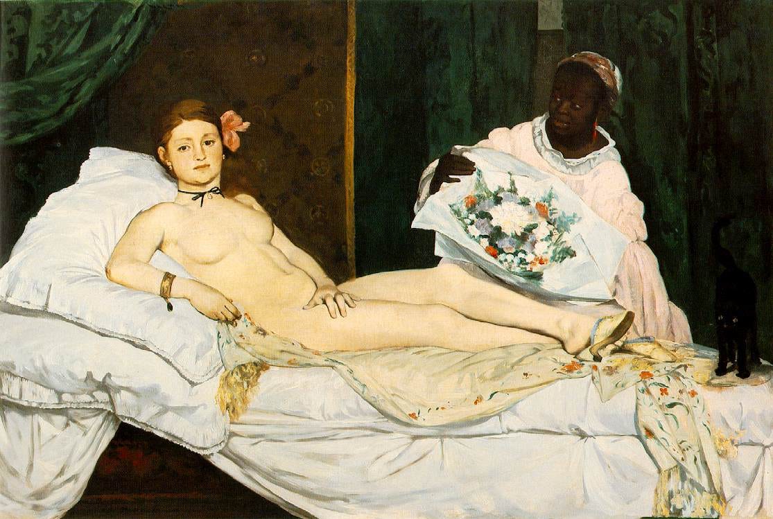 Edouard Manet, Olympia, 1863 Edouard Manet, Olympia, 1863