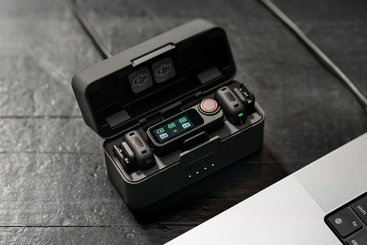 DJI Mic 3 wireless microphone system
