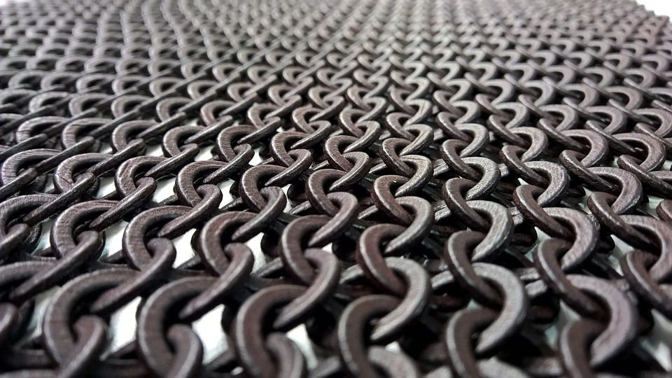 Free photo Texture Members Chainmail 3d-printing Chain - Max Pixel