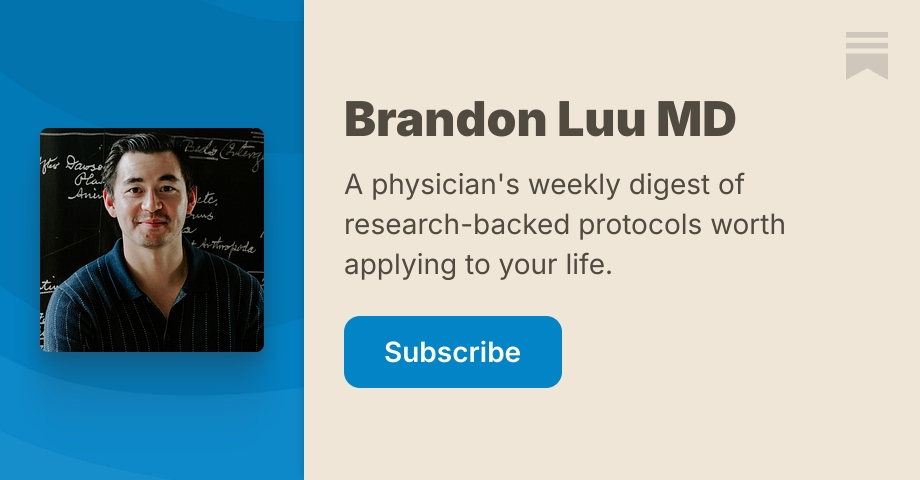 Brandon Luu MD | Substack