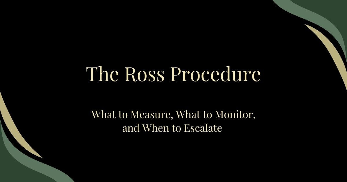 Problem Sets For Ross Program The Ross Procedure: One Patient, Two Valves - by Alex C.