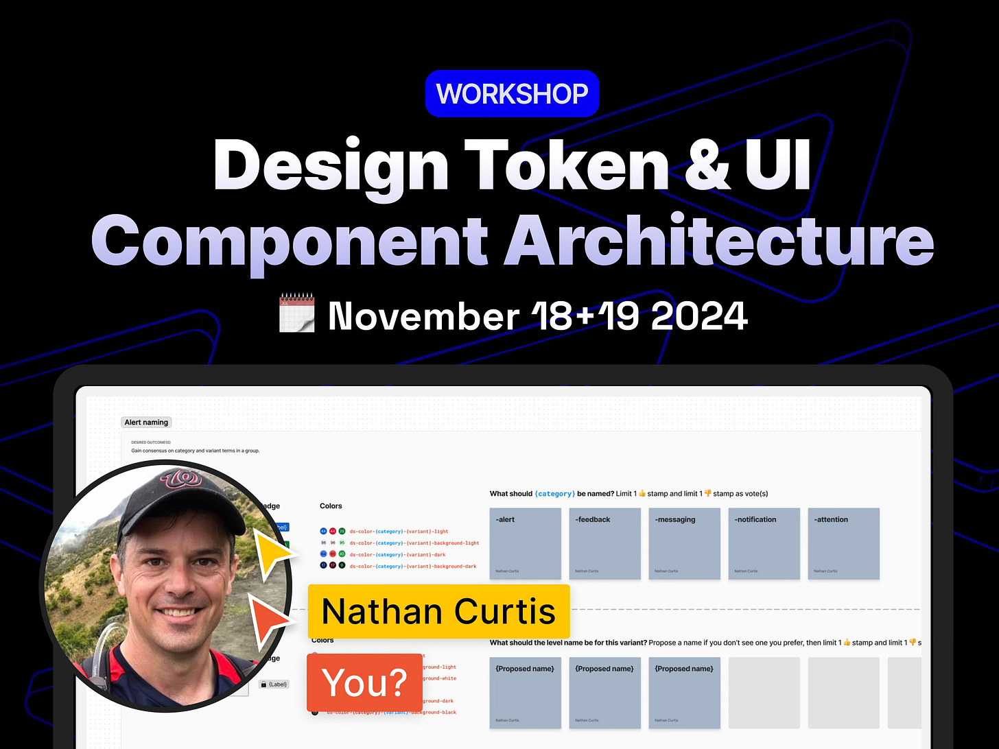 Design System workshop with Nathan Curtis