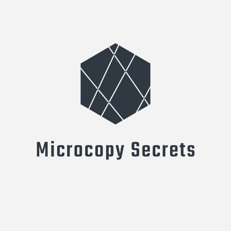 Microcopy Secrets