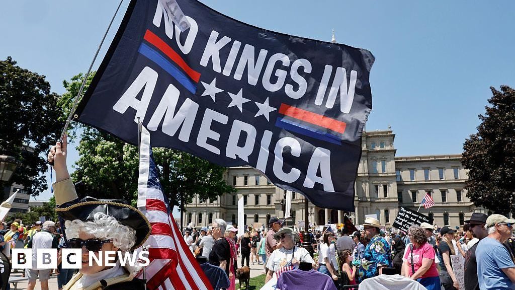 Mass protests against Trump across US as president holds military parade