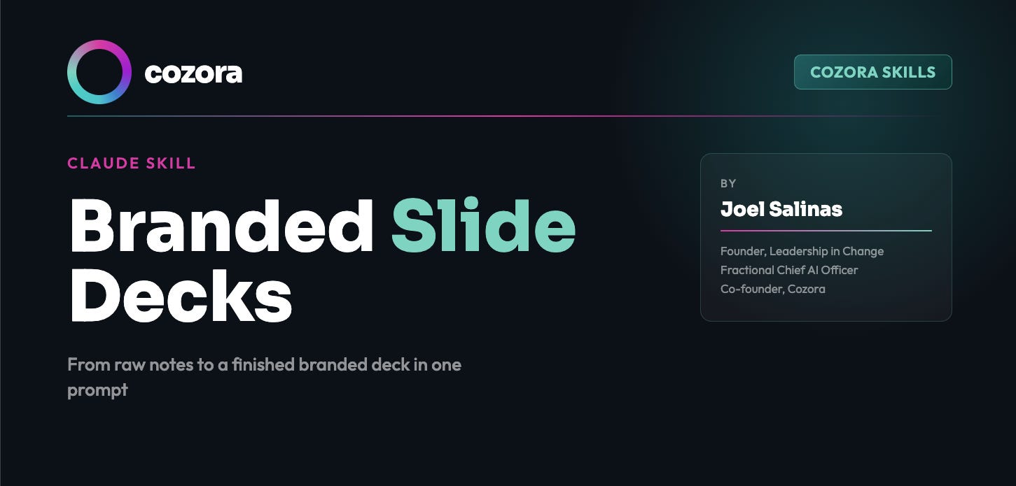 Branded Slide Decks Skill