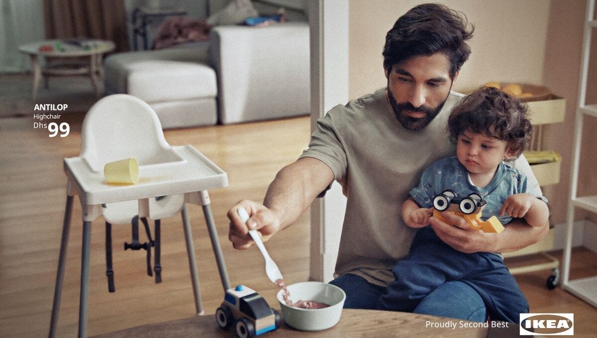Ikea Admits It's Only Second Best in Family-Centric Ad