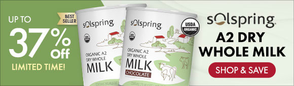 Get up to 37% Off on Solspring® A2 Dry Whole Milk Get up to 37% Off on Solspring® A2 Dry Whole Milk