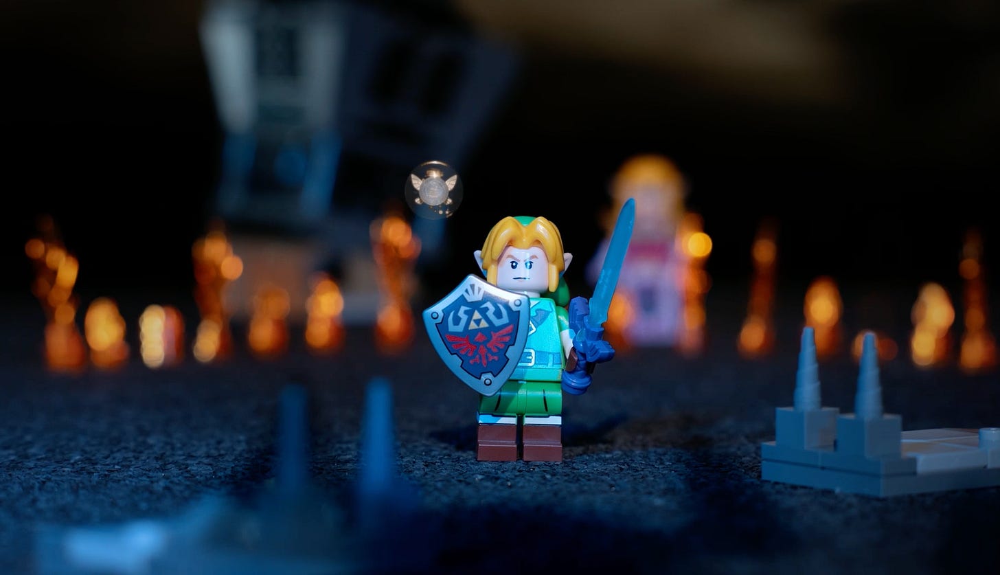 LEGO Legend of Zelda set