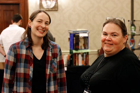 An assortment of people and scenes from Armadillocon 2024, held September 6-8 in Austin, Texas. 
