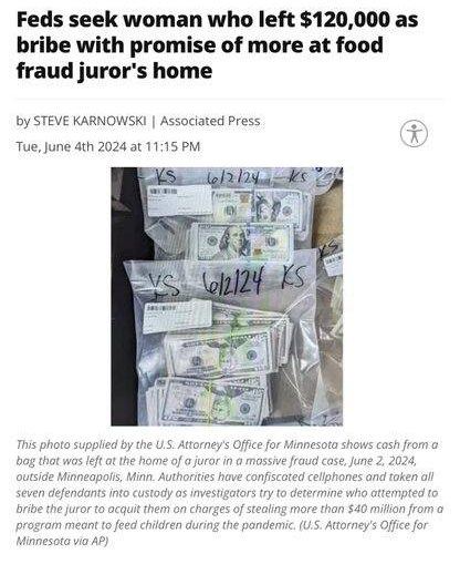 May be an image of money and text
