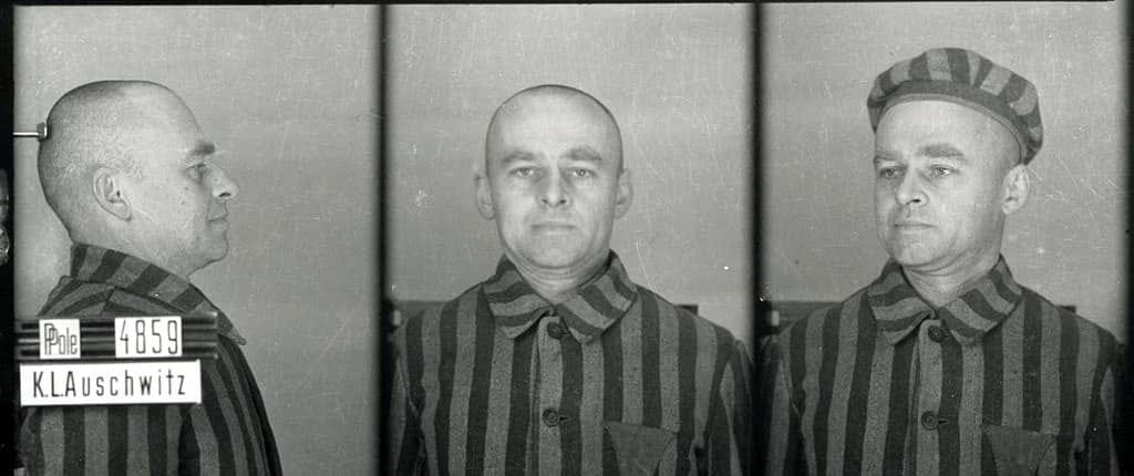 Witold Pilecki, official Auschwitz photo, 1940. Witold Pilecki, official Auschwitz photo, 1940.