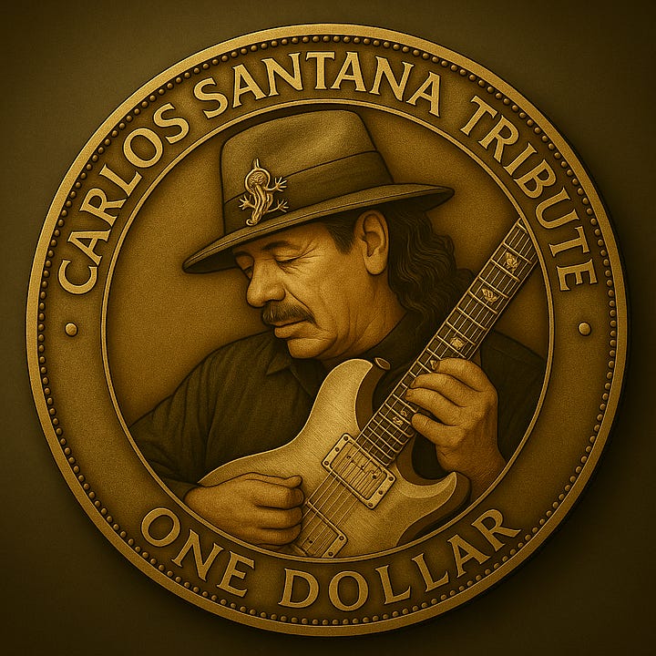 Truth Engine coin embossed with symbol and text: âThe Coin Plays the Recordâ and @THECASTLE.