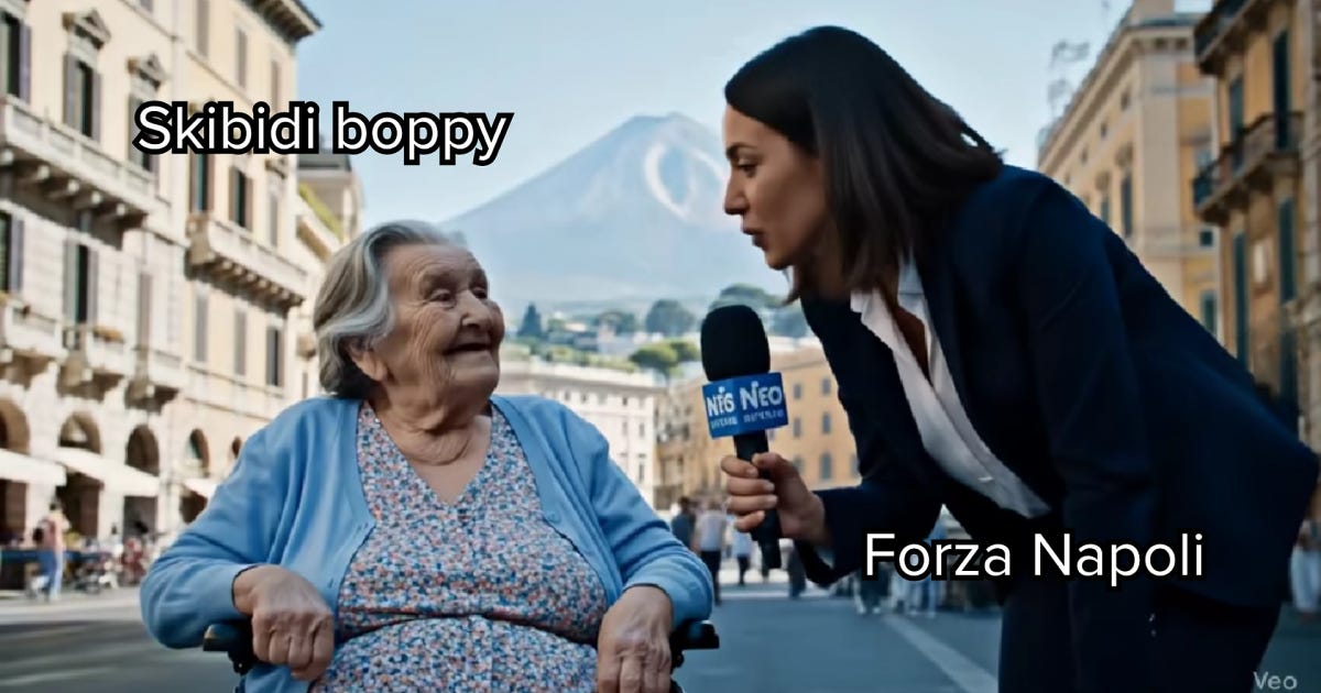 Skibidi boppy, forza Napoli": l'ultimo meme sui social è privo di senso (e  per questo fa ridere) - Torino Cronaca - Notizie da Torino e Piemonte