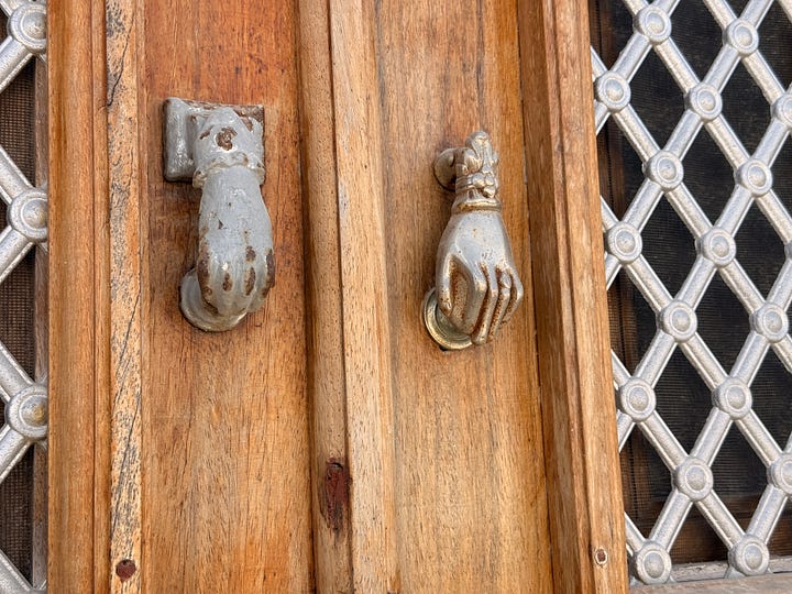 Doors and door knockers