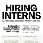 Intern search, activate!