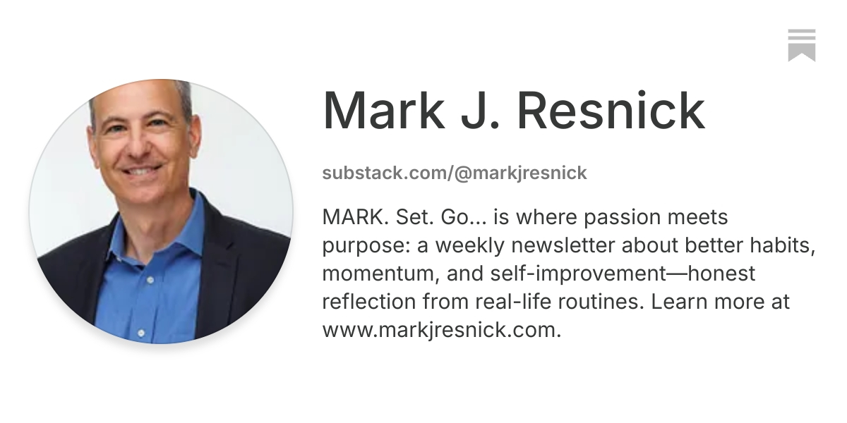 Mark J. Resnick | Substack