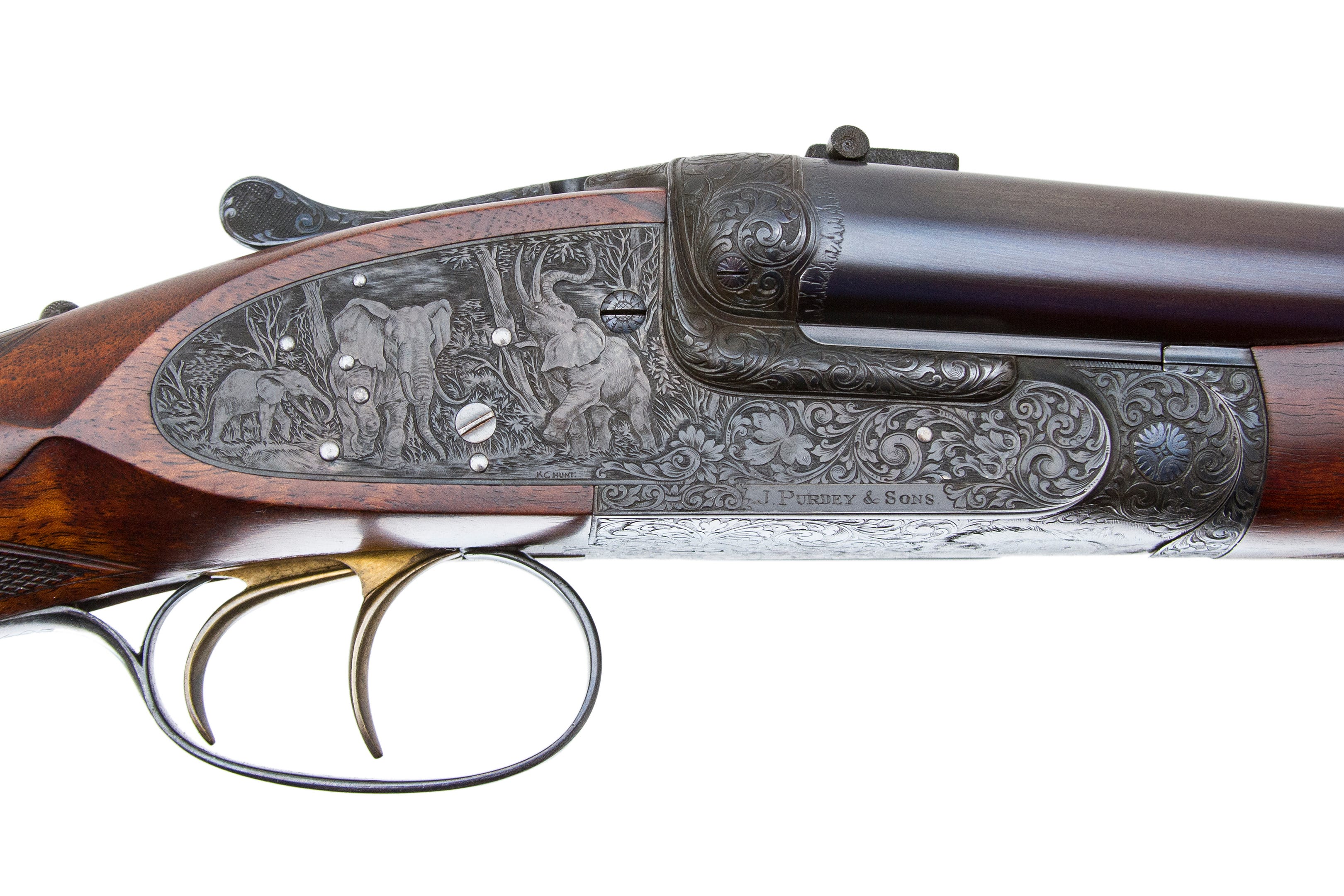 The Ken Hunt Engraved Purdey Best Sidelock Double Rifle