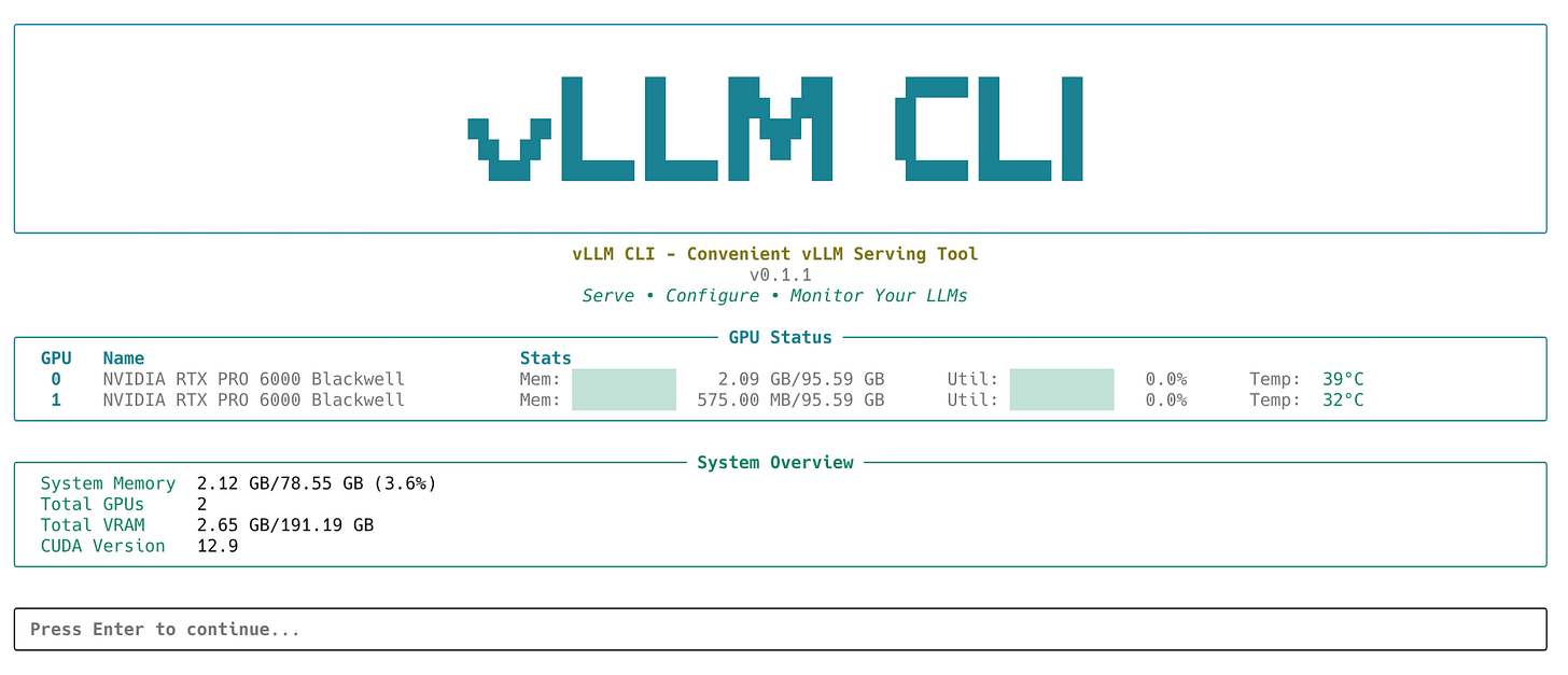 I built a CLI tool to simplify vLLM server management - looking for  feedback : r/LocalLLM