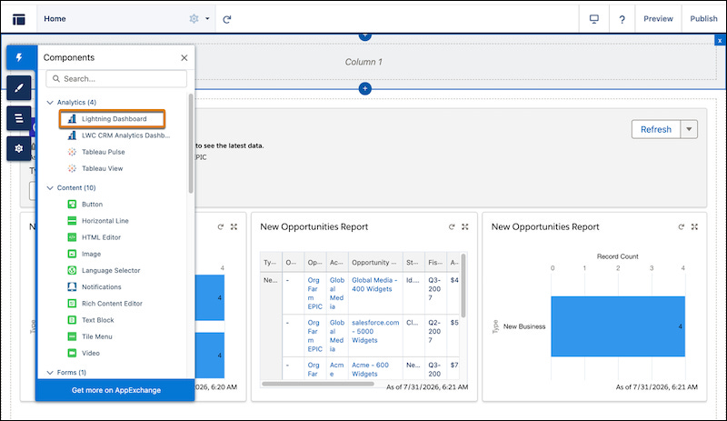 Embed Lightning dashboard in LWR Experience cloud site Embed Lightning dashboard in LWR Experience cloud site