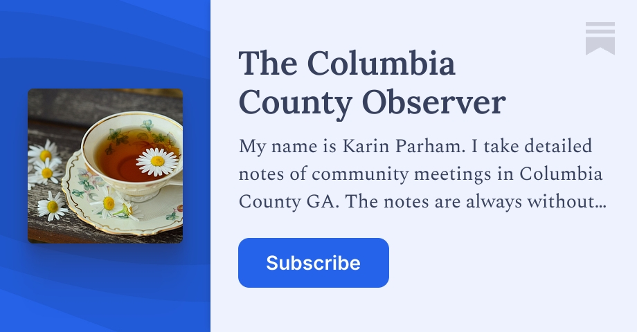 The Columbia County Observer | Substack