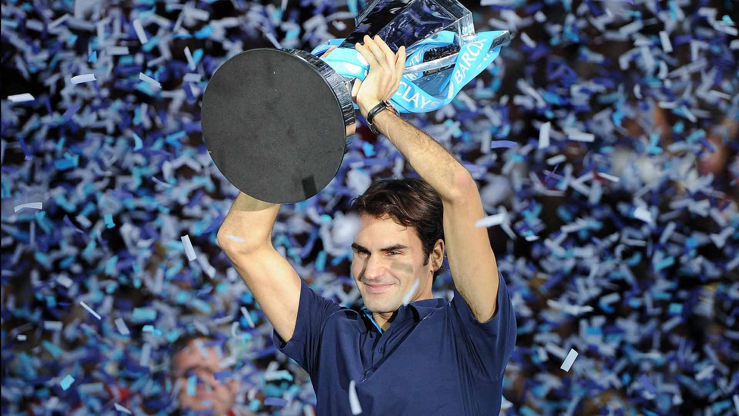 Roger Federer es seis veces campeón de las Nitto ATP Finals. Roger Federer es seis veces campeón de las Nitto ATP Finals.