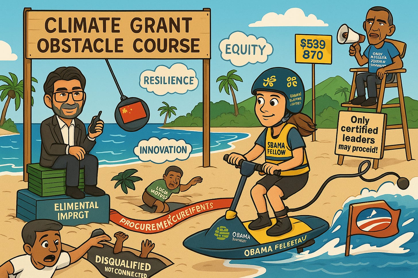 Climate Grant Obstacle Course Challenge