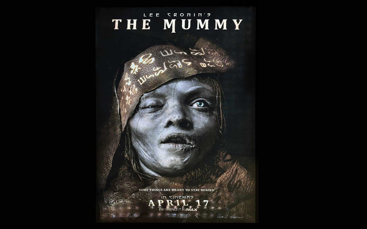 The poster as it appeared in UK billboard ads