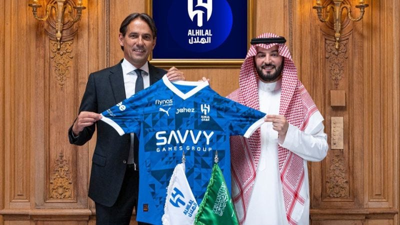 Al-Hilal anuncia a Simone Inzaghi como nuevo DT Al-Hilal anuncia a Simone Inzaghi como nuevo DT