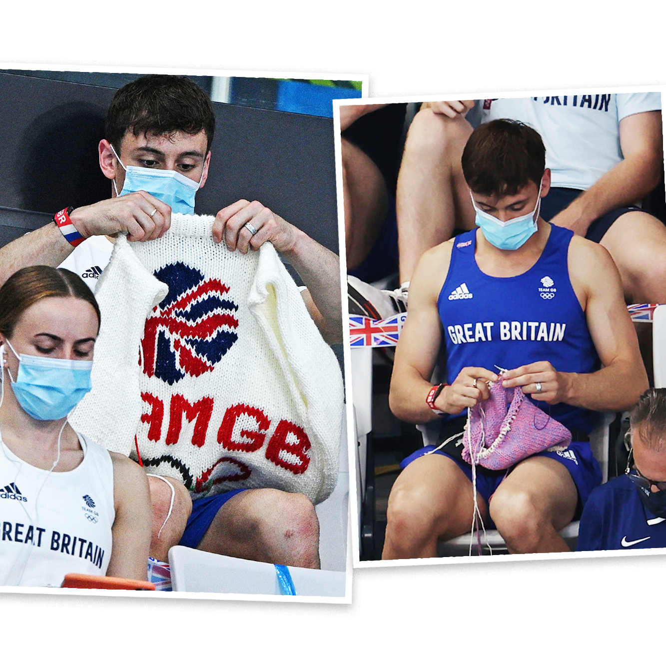 Tom Daley Shows Off His Quarantine Hobby at the Tokyo Olympics | Vanity Fair Tom Daley Shows Off His Quarantine Hobby at the Tokyo Olympics | Vanity Fair
