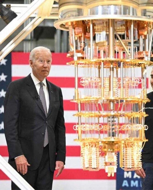 PsBattle: Biden Visits a Quantum Computer : r/photoshopbattles