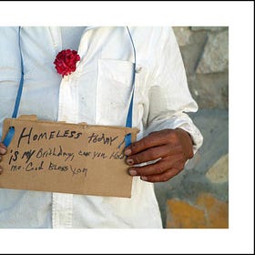 Celebrating Kenny's birthday on the streets of Astoria 