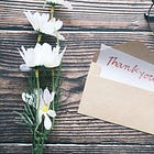 Authors, Say Thanks and Feel It: Gratitude
