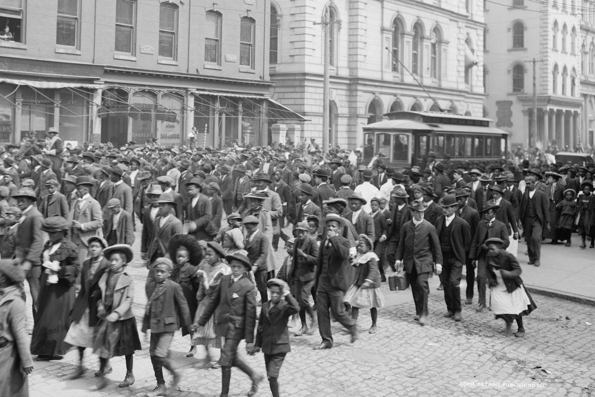 An Emancipation Day celebration in Richmond. An Emancipation Day celebration in Richmond.