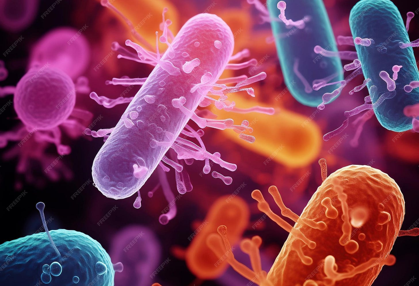 Células ou bactérias de Escherichia Coli E Coli sob microscópio | Foto ... Células ou bactérias de Escherichia Coli E Coli sob microscópio | Foto ...