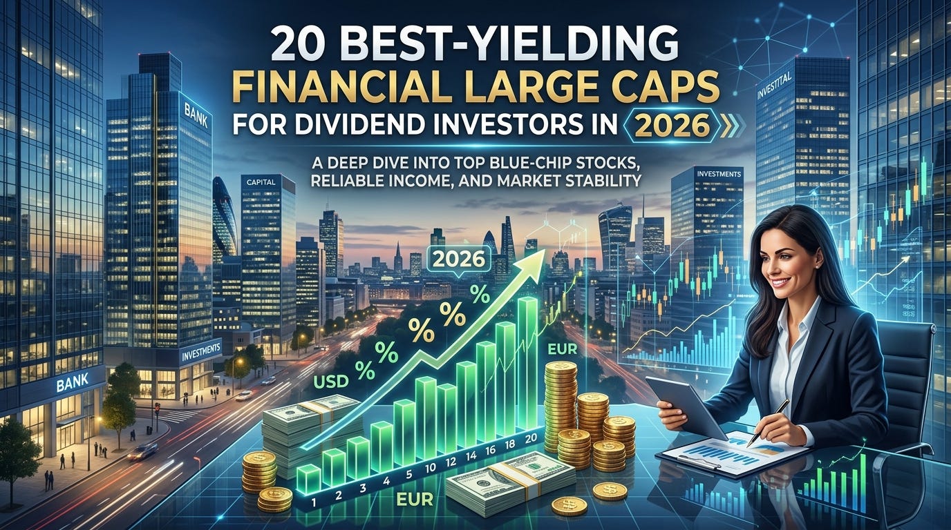 20 Best-Yielding Financial Large Caps: Where the Income Is—and What Could Go Wrong