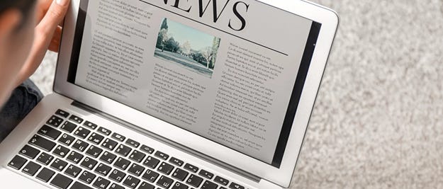A computer with a news on the screen

AI-generated content may be incorrect.