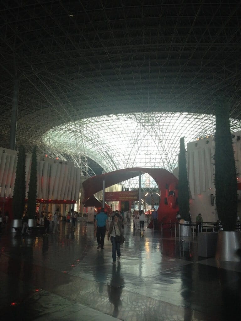 Ferrari World Abu Dhabi entrance