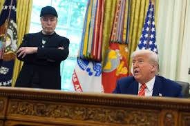May be an image of 2 people and the Oval Office