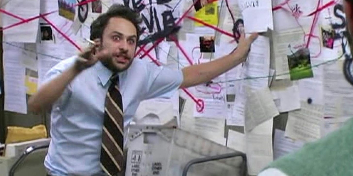 Charlie Day 'Pepe Silvia' Conspiracy Meme: It's Always Sunny | Daily Dot