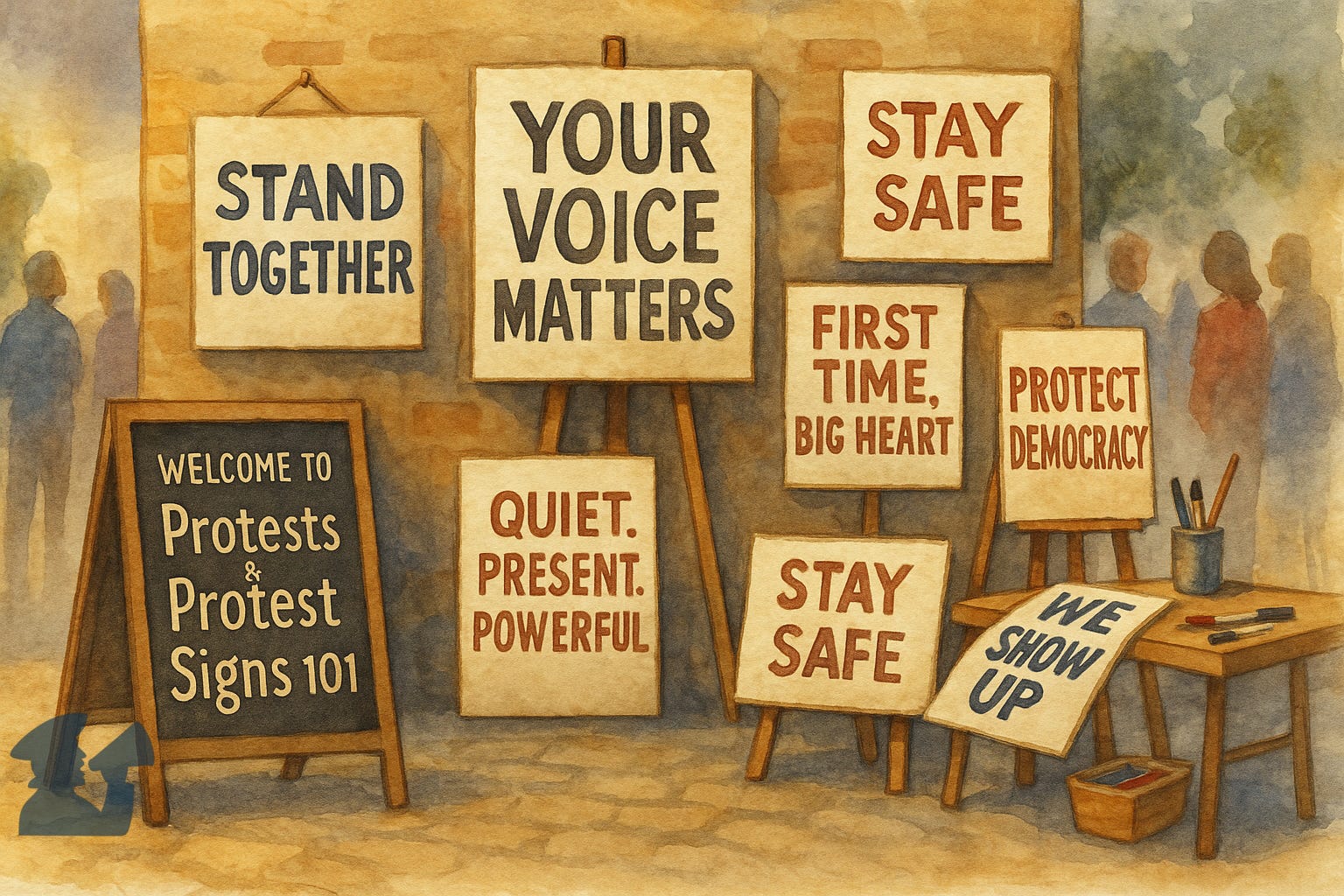 Illustration for Protest Signs 101 Illustration for Protest Signs 101