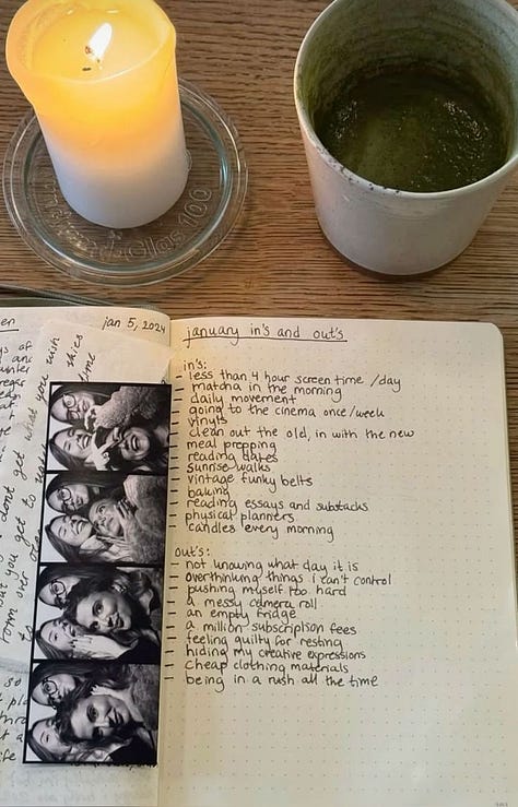 Creative ways to fill an empty notebook - notes by allie
